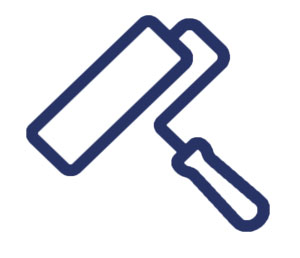 Paint roller icon